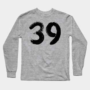 Number 39 Long Sleeve T-Shirt